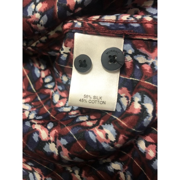 Murano Silk Blend Button Down Shirt - Picture 5 of 5